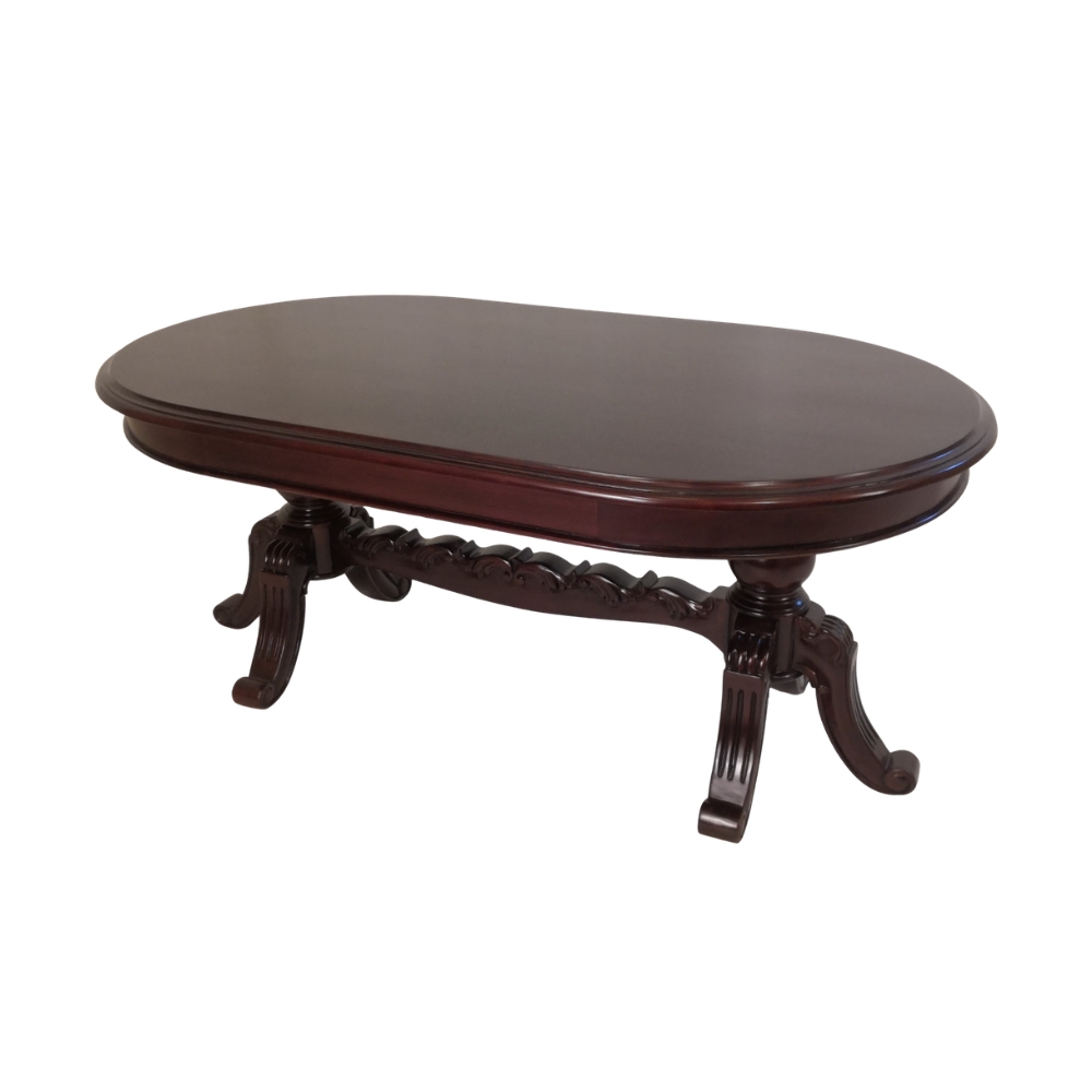 TB-15 Pedestal Oval Dining Table