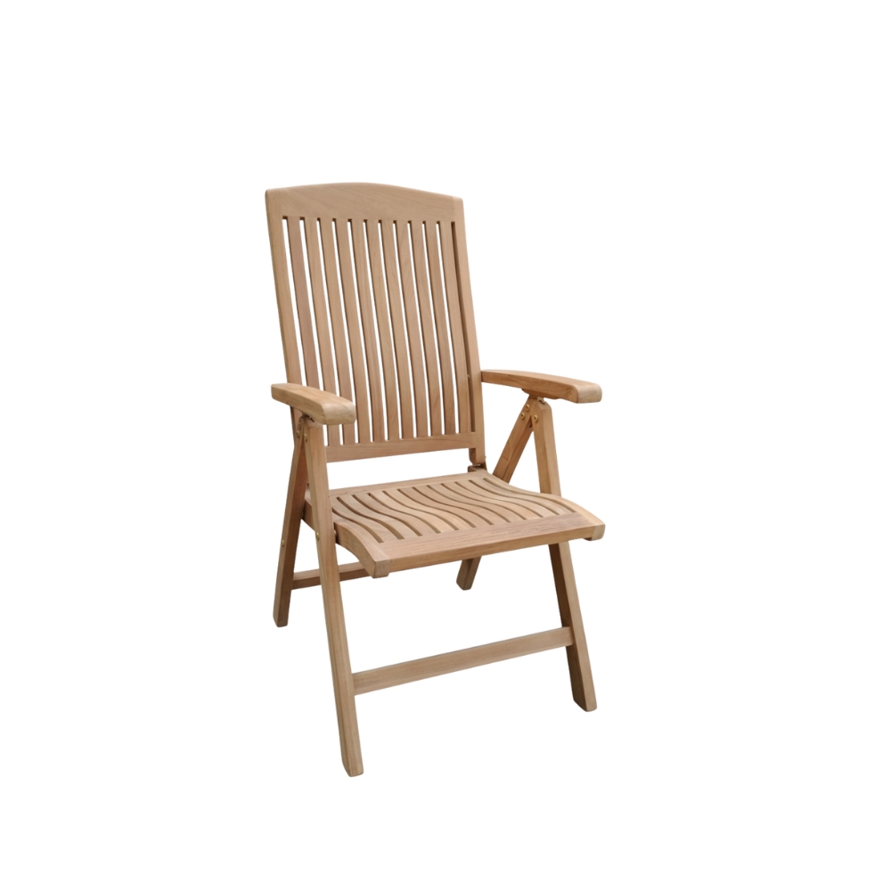 CH-23 Teak standen stoel Mena