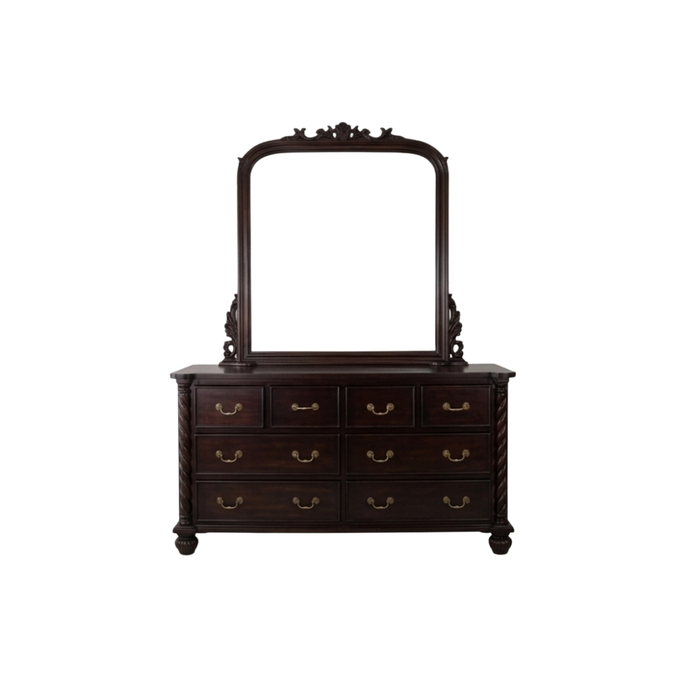 DT-02 Colonial Dressing Table with & Mirror