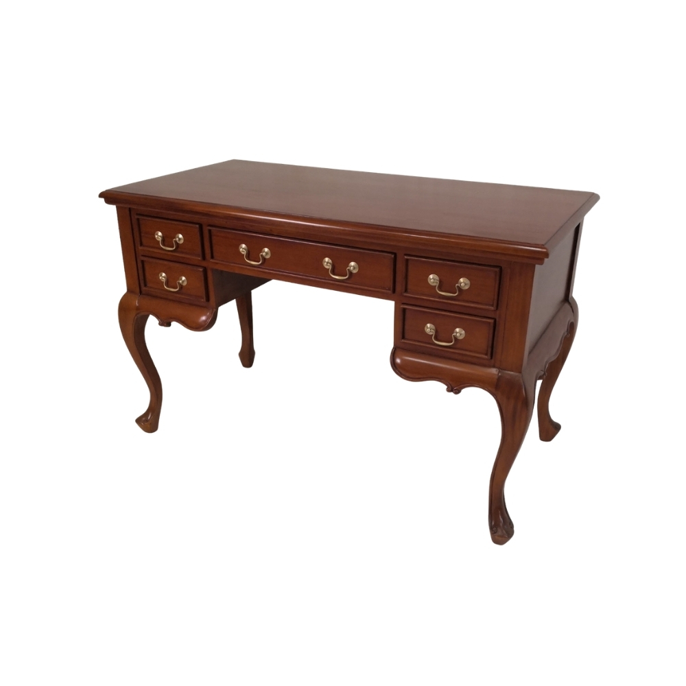 DT-04 Solid Mahogany Wood Chippendale Style Reproduction Office / Writing Desk
