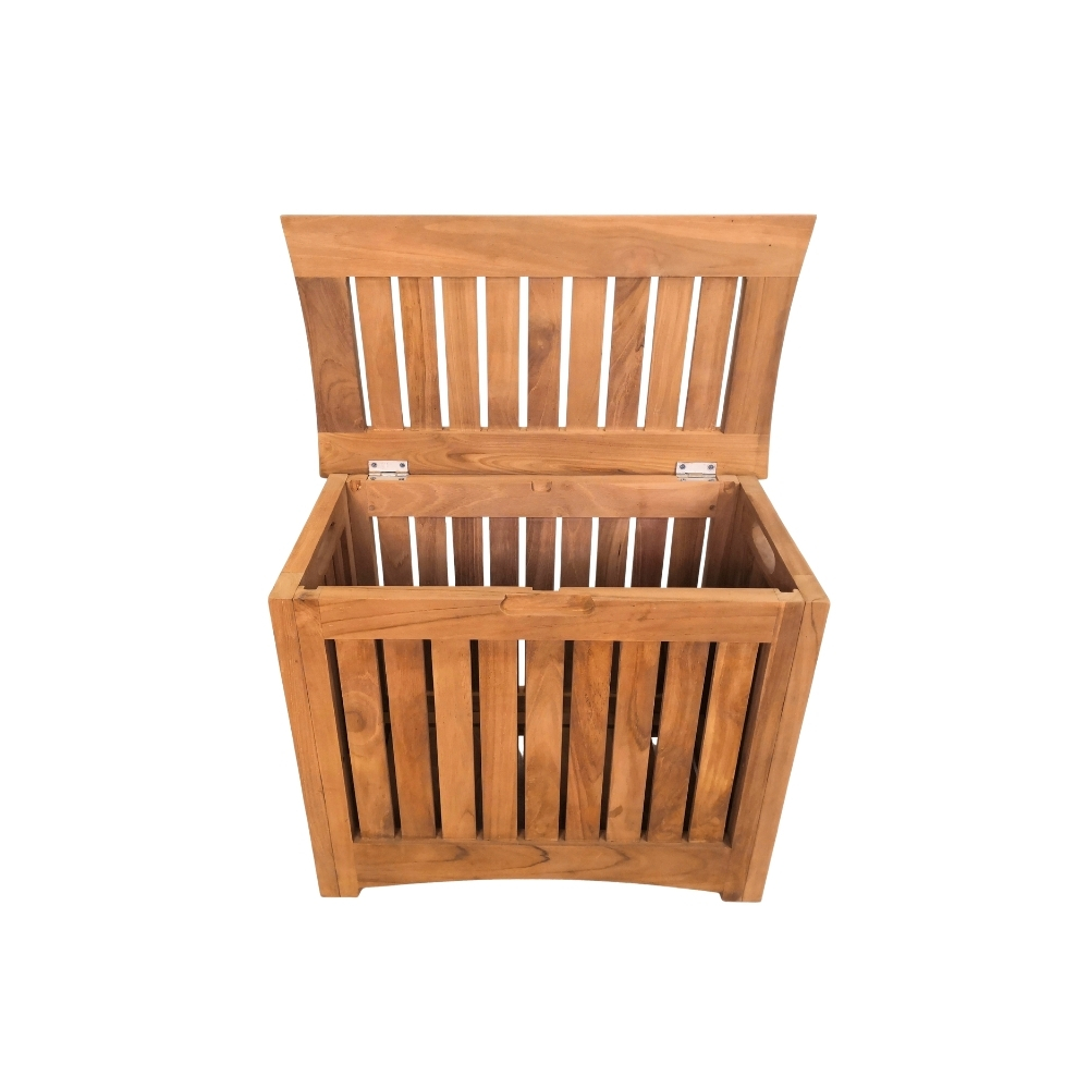 LB-04 HAMPER STARIGHT SLAT BENCH