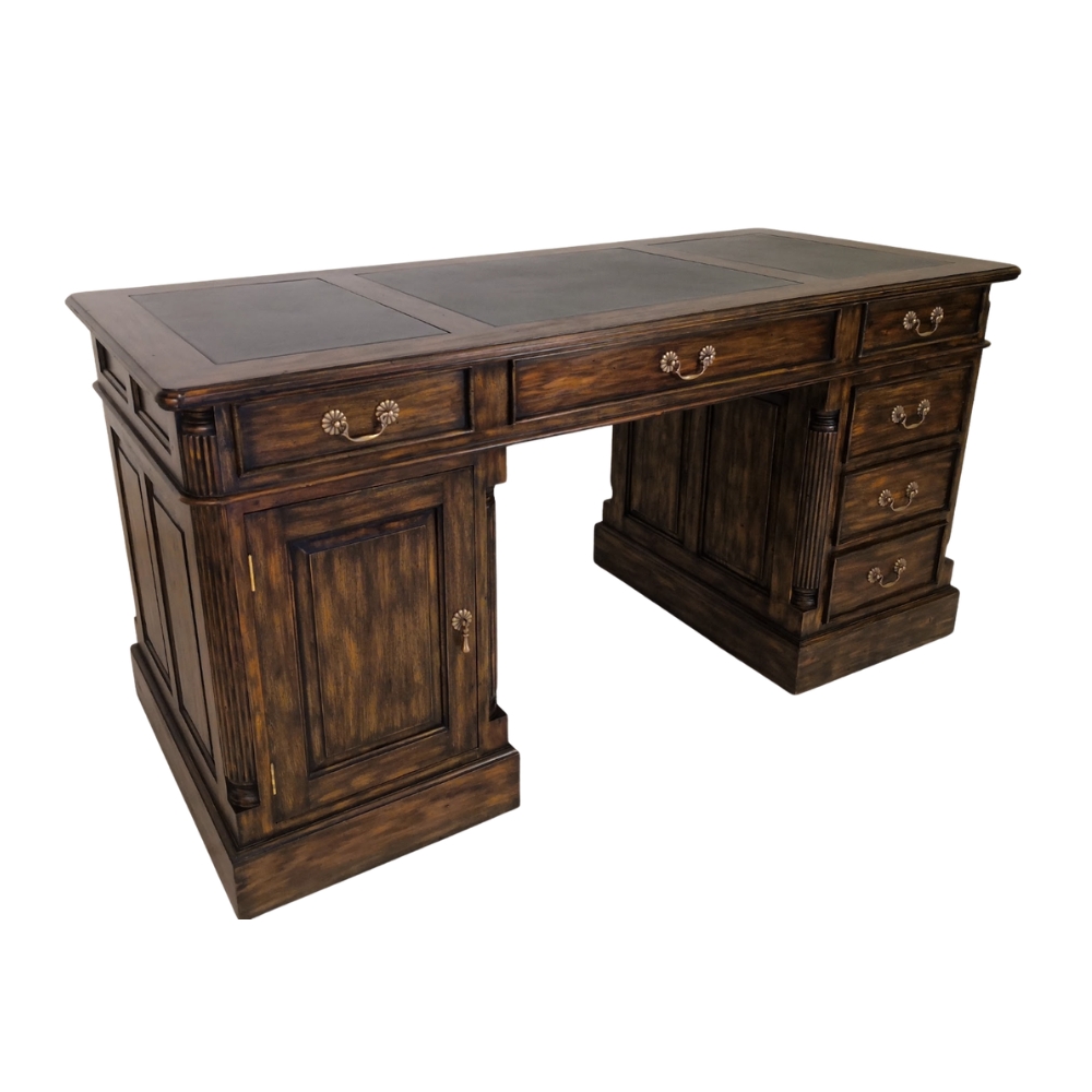TB-17 Partners desk With 2 Filing Drawer