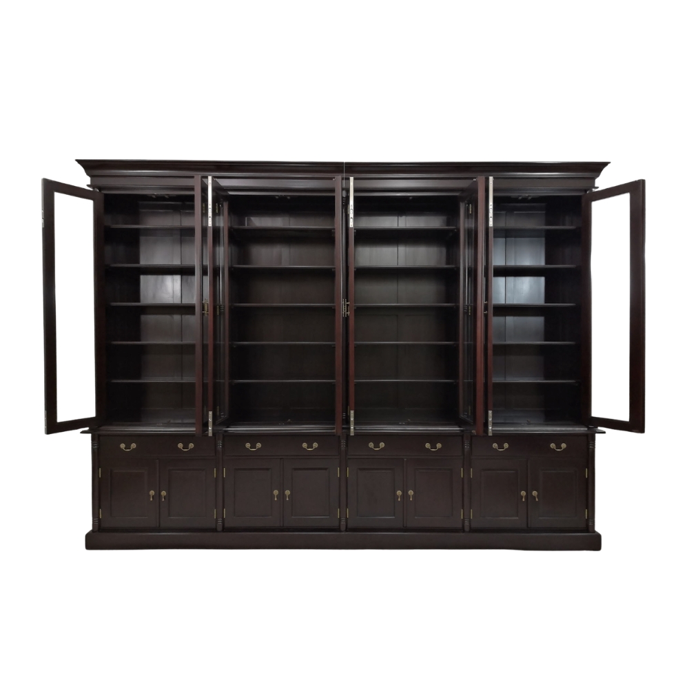 BC-12 Bookcase with Cupboard and Shelves